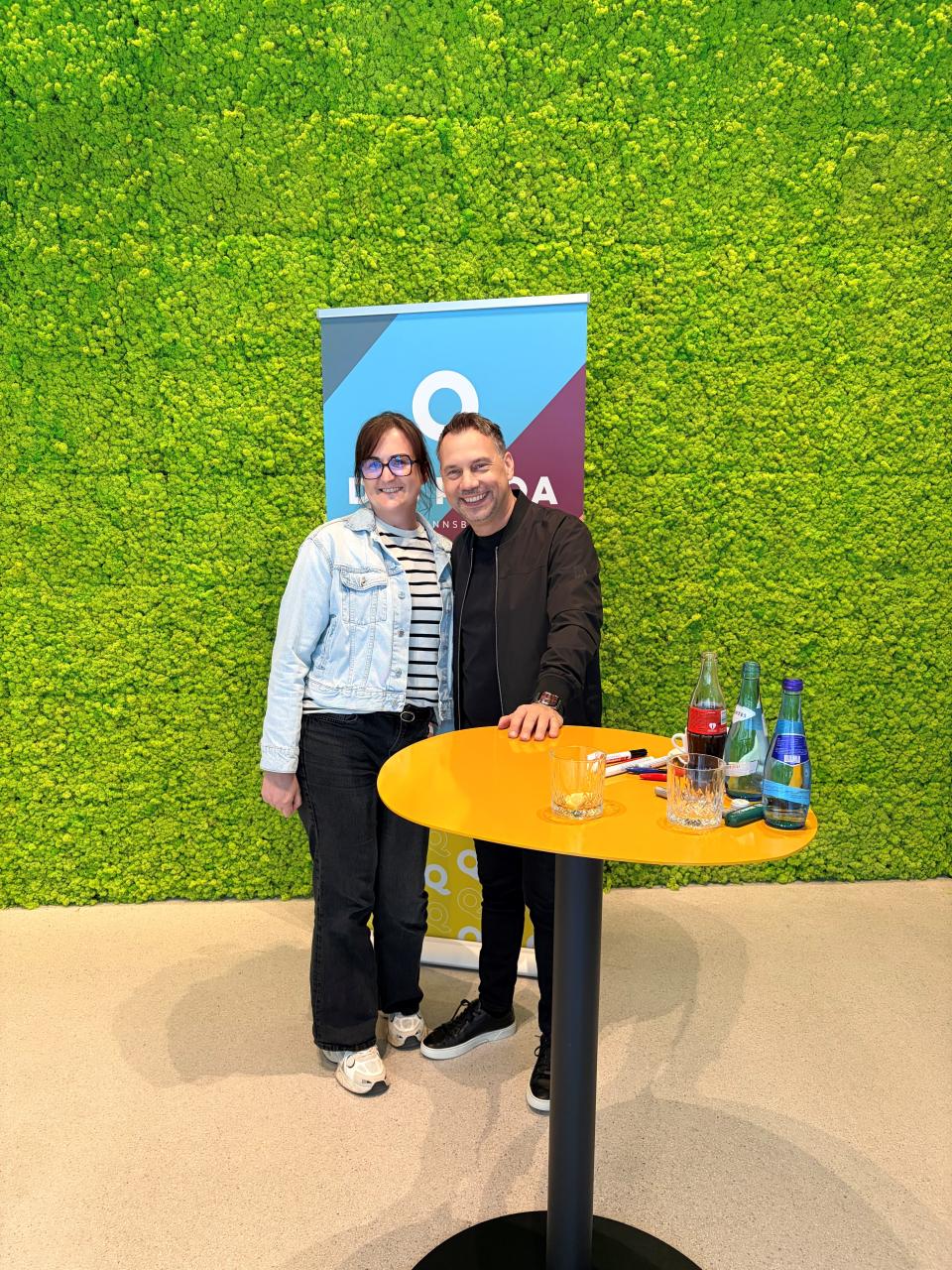 Julia mit Sebastian Fitzek