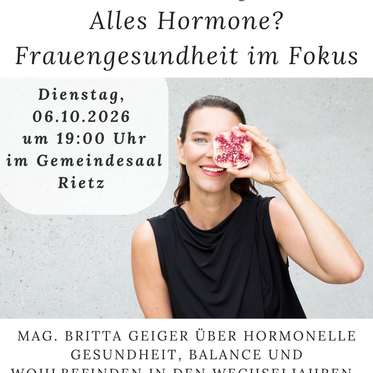 Frau mit Frucht